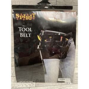 Spirit Tool Belt Handyman Electrician Costume Cosplay Black NOS